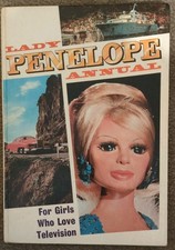 LADY PENELOPE ANNUAL 1967 1968 TV Series Hardback book Thunderbirds monkees