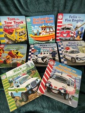 Children's Emergency Vehicles Hardback Books x 8