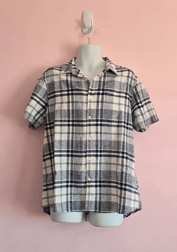 Linen blend short sleeve - linen,