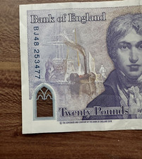 rare 20 pound note./