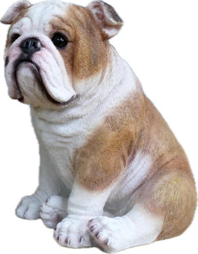 Cute resin puppy bulldog - cute,