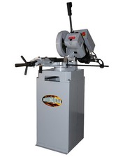 Cold cut metal chop saw sawing