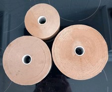 3 x Gummed Paper Tape Water Activated EXTRA LARGE Rolls 3.5cm Width