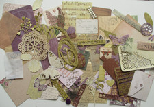 80 Piece Vintage Look Ephemera