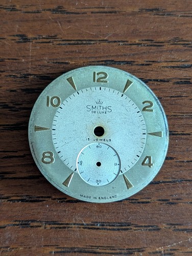 Smiths deluxe watch dial - deluxe,