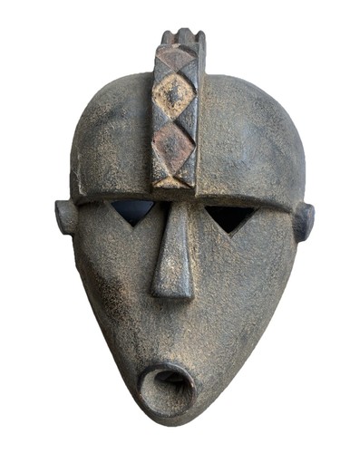 Vintage wooden african mask - vintage,