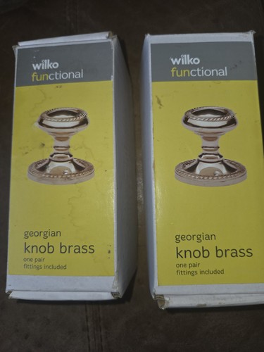 Georgian brass door - georgian, knobs