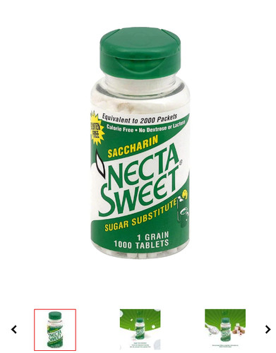 Necta sweet saccharin - sweet, tablets