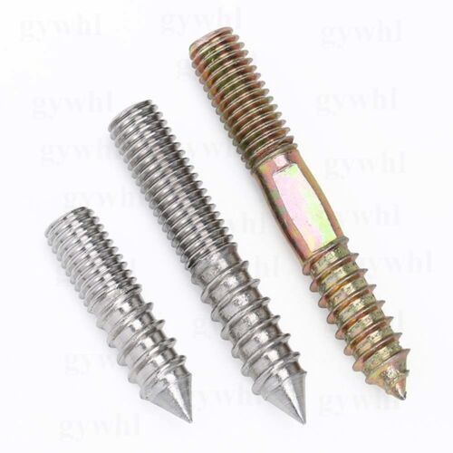 Wood metal dowels double - wood,