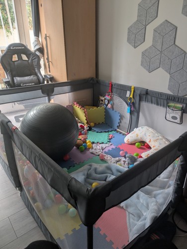 Grey 180x150cm baby - 180x150cm, playpen