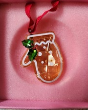 Swarovski Christmas hanging ornament - gingerbread glove mitten 5656276 rrp £69