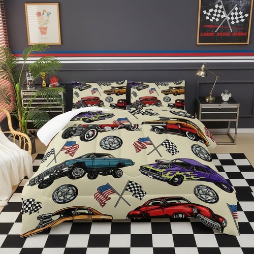 Lneffble race car comforter - lneffble,
