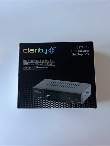 Clarity freeview box set - box, set-top