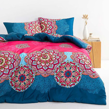 Bohemian comforter set boho - -,