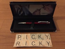 Harvey Makin Red Biro Pen - Black Ink