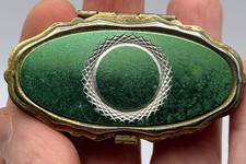 Vintage Oval Trinket Pill Box