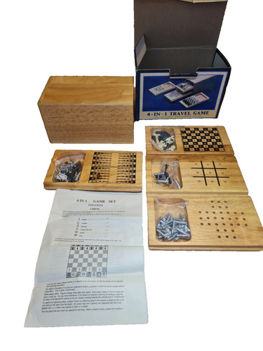 New wooden travel games - 1,