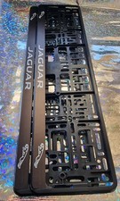 Car number plate holders set of 2 high quality surrounds for Jaguar