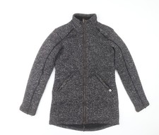 Avalanche Womens Grey Full Zip Fleece Jacket Size S