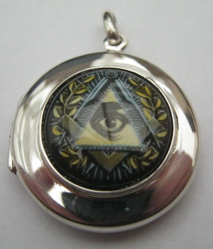 Solid silver enamel albert - a,