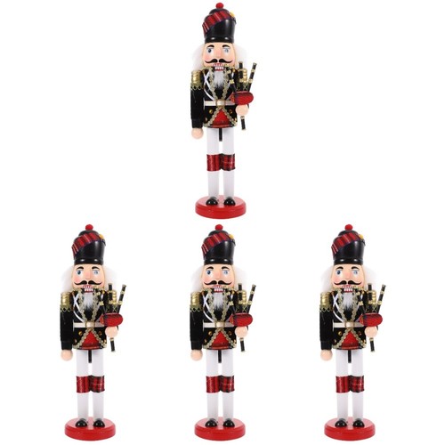 Multi color wooden nutcracker - multi,