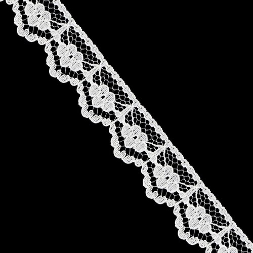 Vintage lace ribbon trim - vintage,