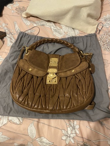 Miu coffer leather handbag - miu,