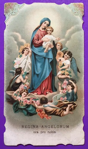 Santino holy card queen of - queen,