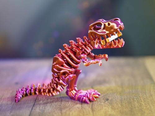 Printed dinosaur fidget toy - printed,
