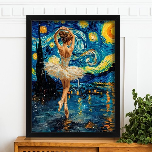 Starry night ballerina - starry,