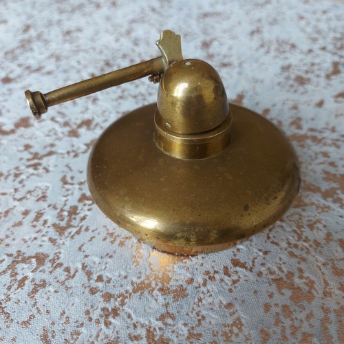 Rare antique brass small oil - rare,