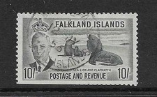 Falkland Islands 1952 10s