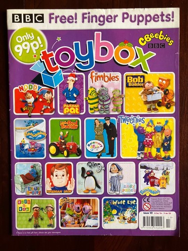 Cbeebies toybox magazine - toybox,
