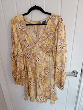 Topshop Floral Dress Size 16