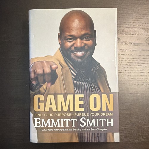 Signed emmitt smith game - game, on