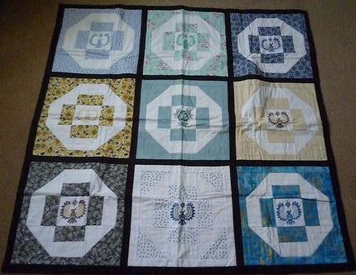 Various colours lap quilt - lap,