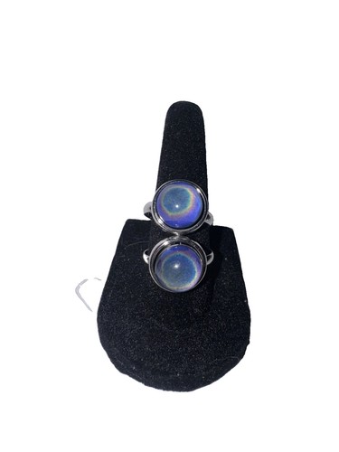 Matching pair silver tone mood - pair,