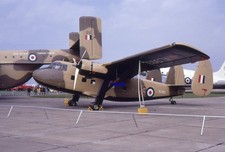 35mm Aircraft Slide Twin Pioneer XL993 at RAF Abingdon in 1968