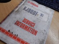 YAMAHA XJ900F 1991 SERVICE INFORMATION MANUAL