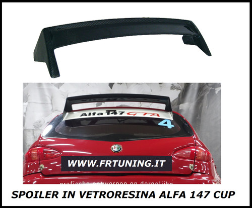 Spoiler alfa 147 gta cup - 147, rear