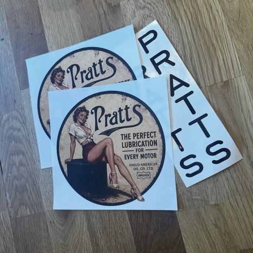 Pratts pin girl sticker - pin, up
