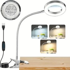 10X LED Magnifier Glass Desk