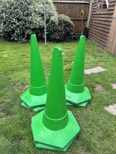 6 Green Cones for Horse Agility /connection Training Equipment