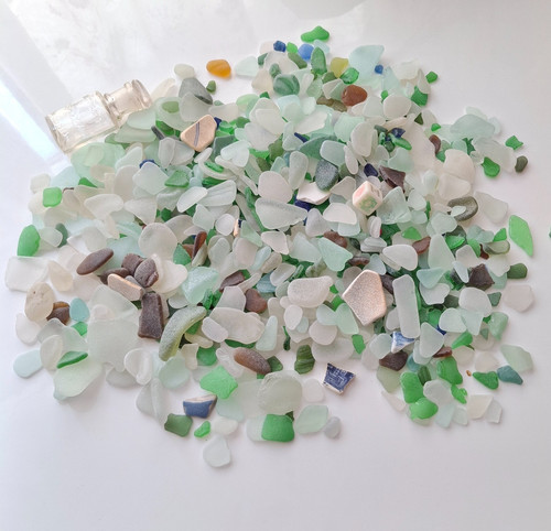 1kg sea glass job lot - 1kg+,