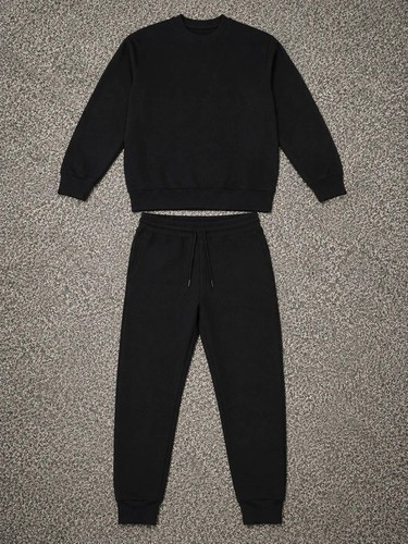 Black matching sweatshirt - black,