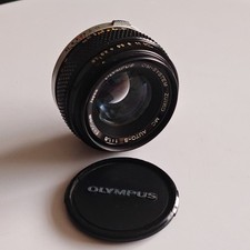 Olympus Zuiko Auto-S 50mm f/1.8 Super Sharp Lens. Made in Japan
