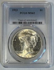 1923 Peace Silver $1 Dollar