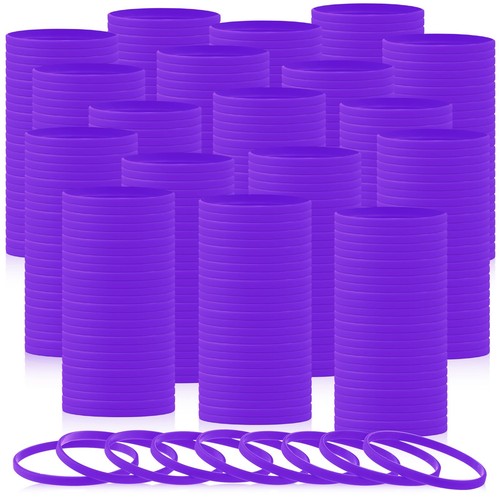 400 pcs purple silicone - 400,