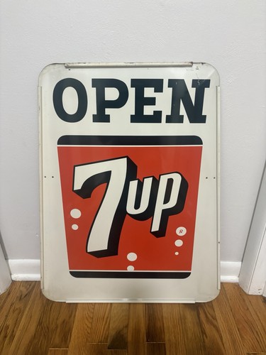 Vintage original 7up - original, sign