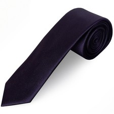 Mens Skinny 100% Silk Twill